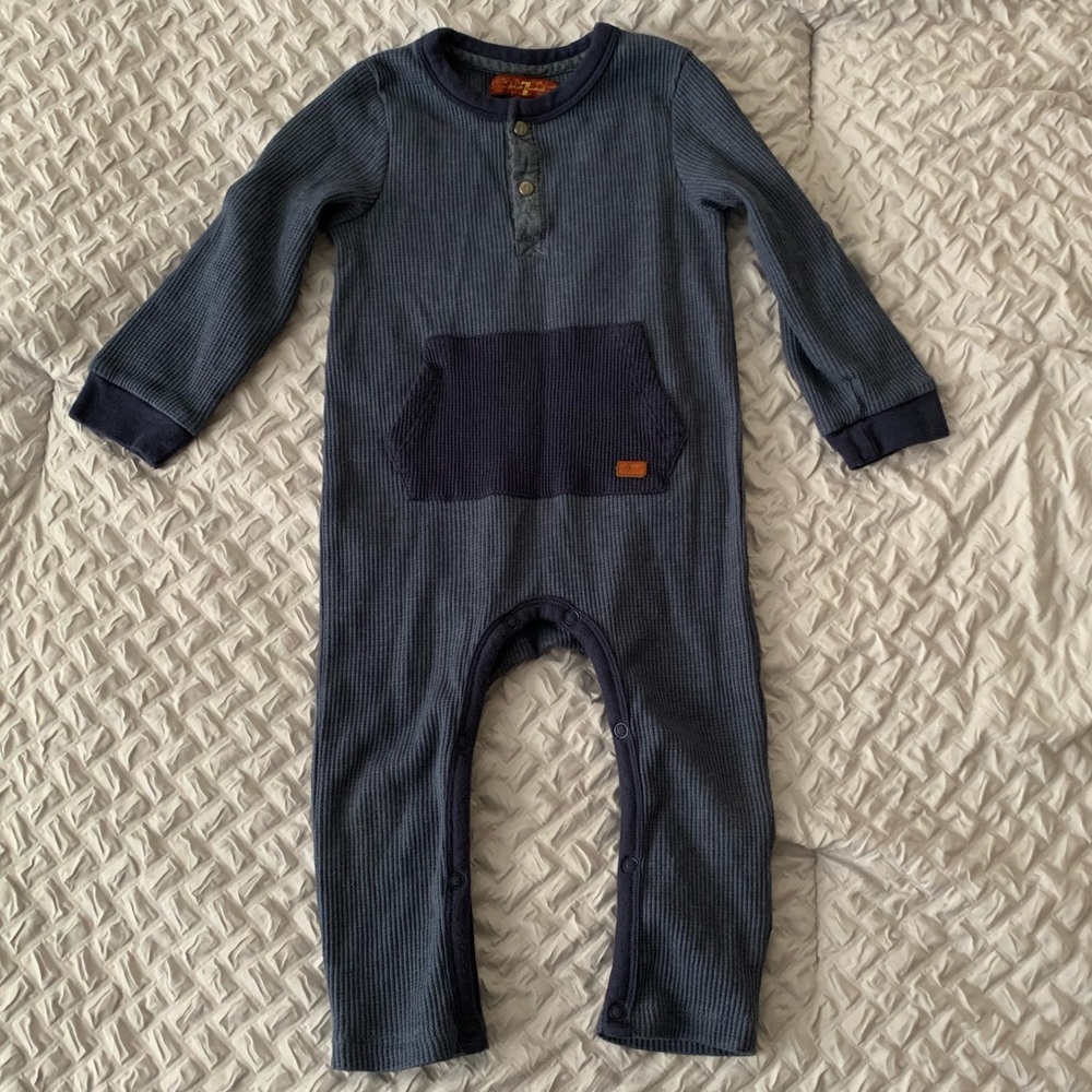 7 For All Mankind baby boy romper